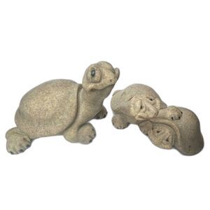 Quarry Critters Second Nature Designs Thurman Trick & Treat Tortoise Sculptures